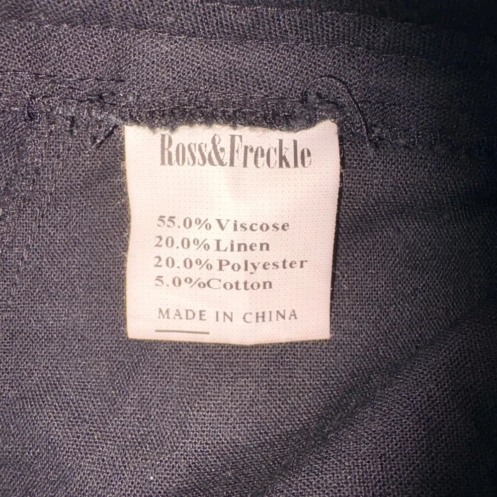 Ross & Freckle Pants Womens XS Black Wide Leg Baggy Cargo Pants